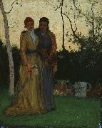 Two Sisters in the Garden